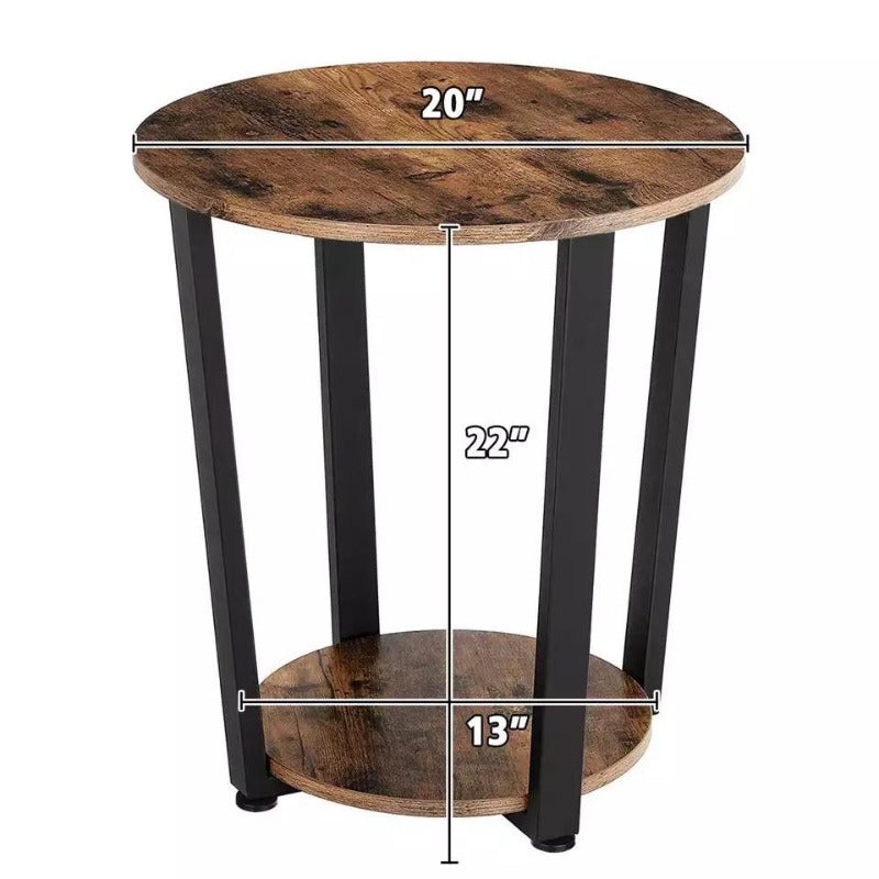 Douxlife Lounge Living Bedroom Side End Table (2Tier) (1166)