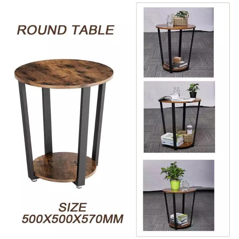 Douxlife Lounge Living Bedroom Side End Table (2Tier) (1166)