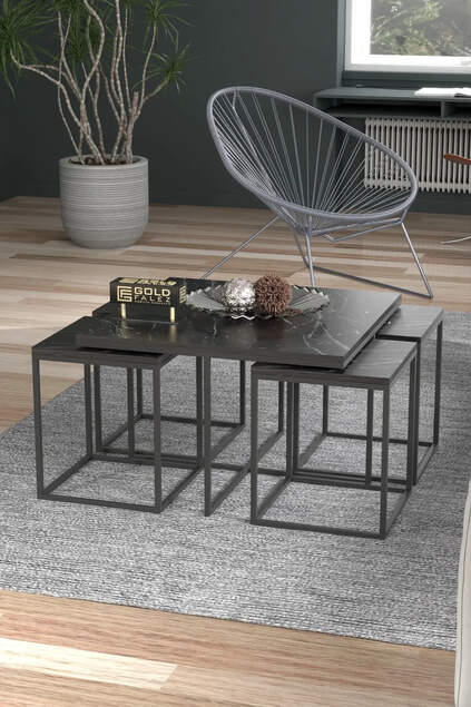 LUXURY SET OF 5 PIECES DURABLE CENTER TABLE (1130)