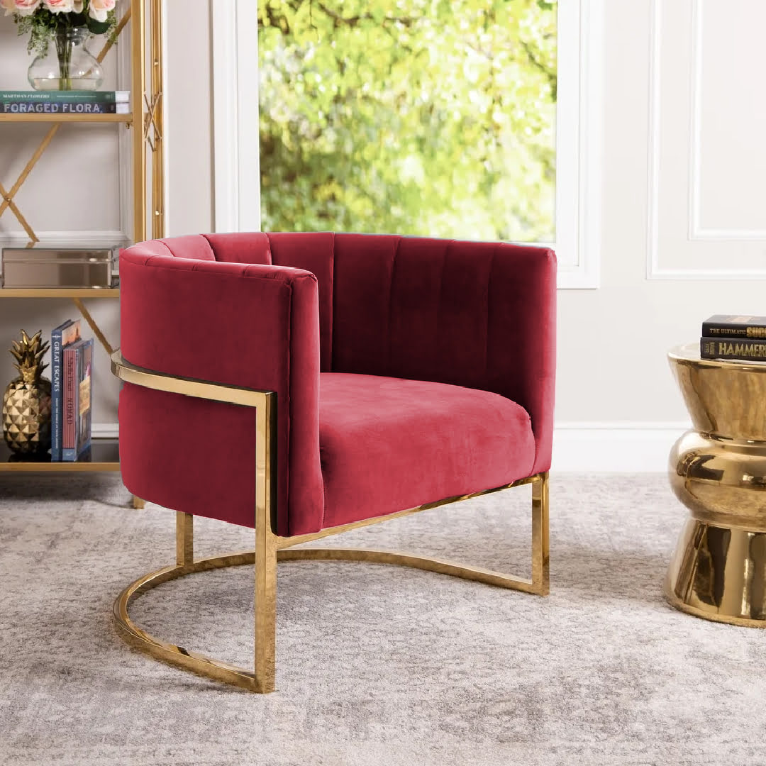 Luxury Velvet Living Room Chair
