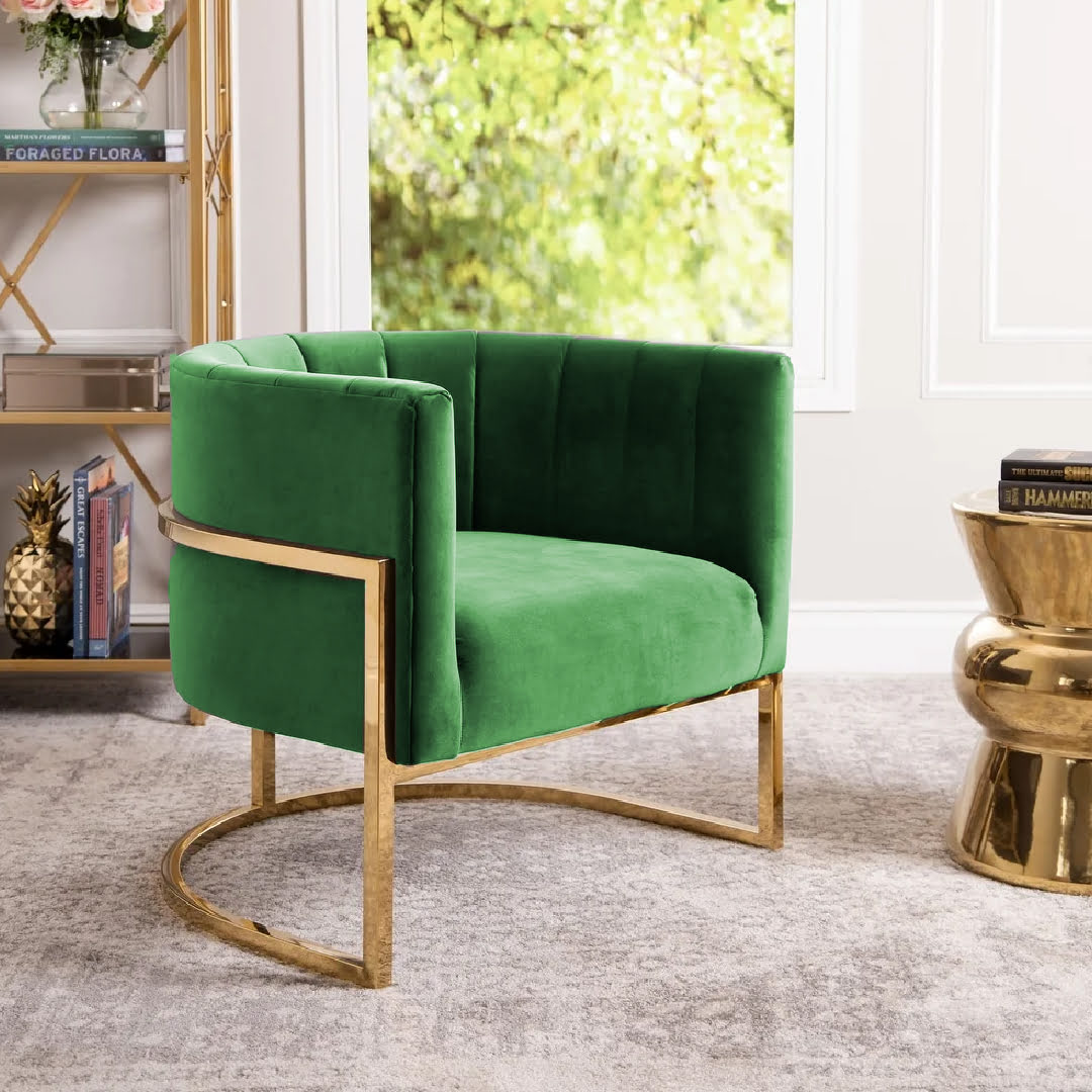 Luxury Velvet Living Room Chair