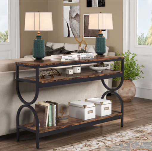 Settee LED Entryway Living Lounge Console Organizer Table (1150)