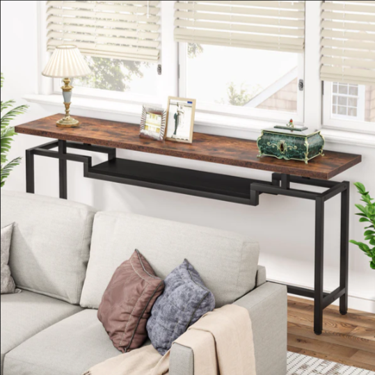 Proportionate Living Room Lounge Entryway Organizer Console Table (1151)