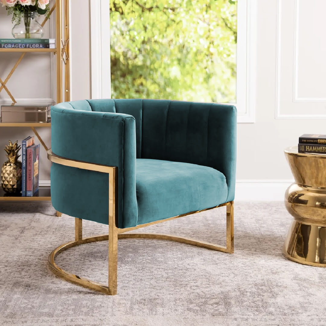 Luxury Velvet Living Room Chair