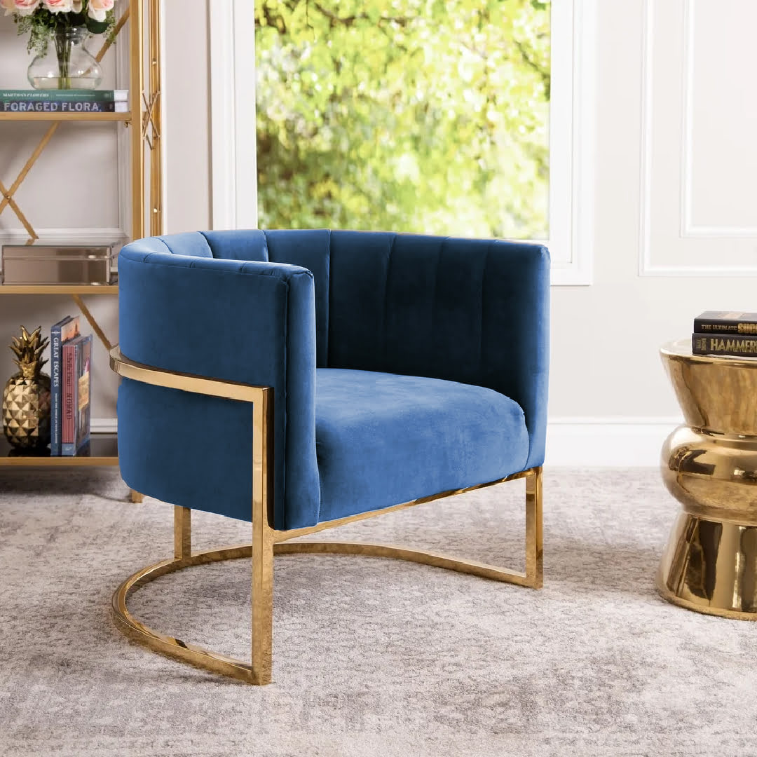 Luxury Velvet Living Room Chair