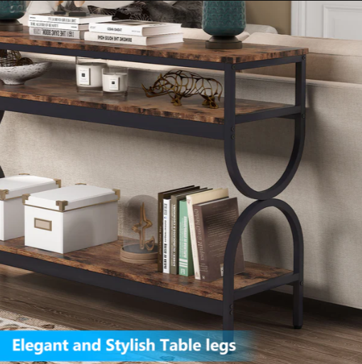 Settee LED Entryway Living Lounge Console Organizer Table (1150)