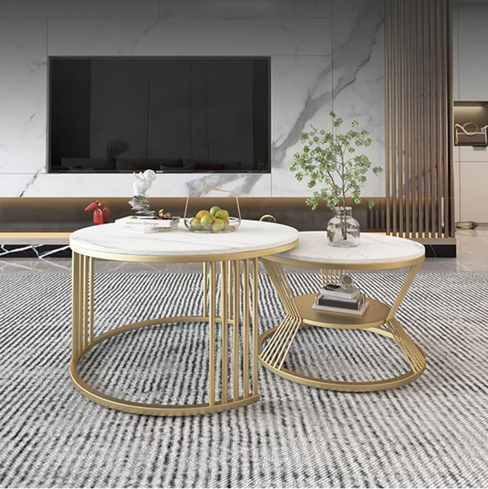 Mocker Living Lounge Round Center Table (Set of 2) (1154)