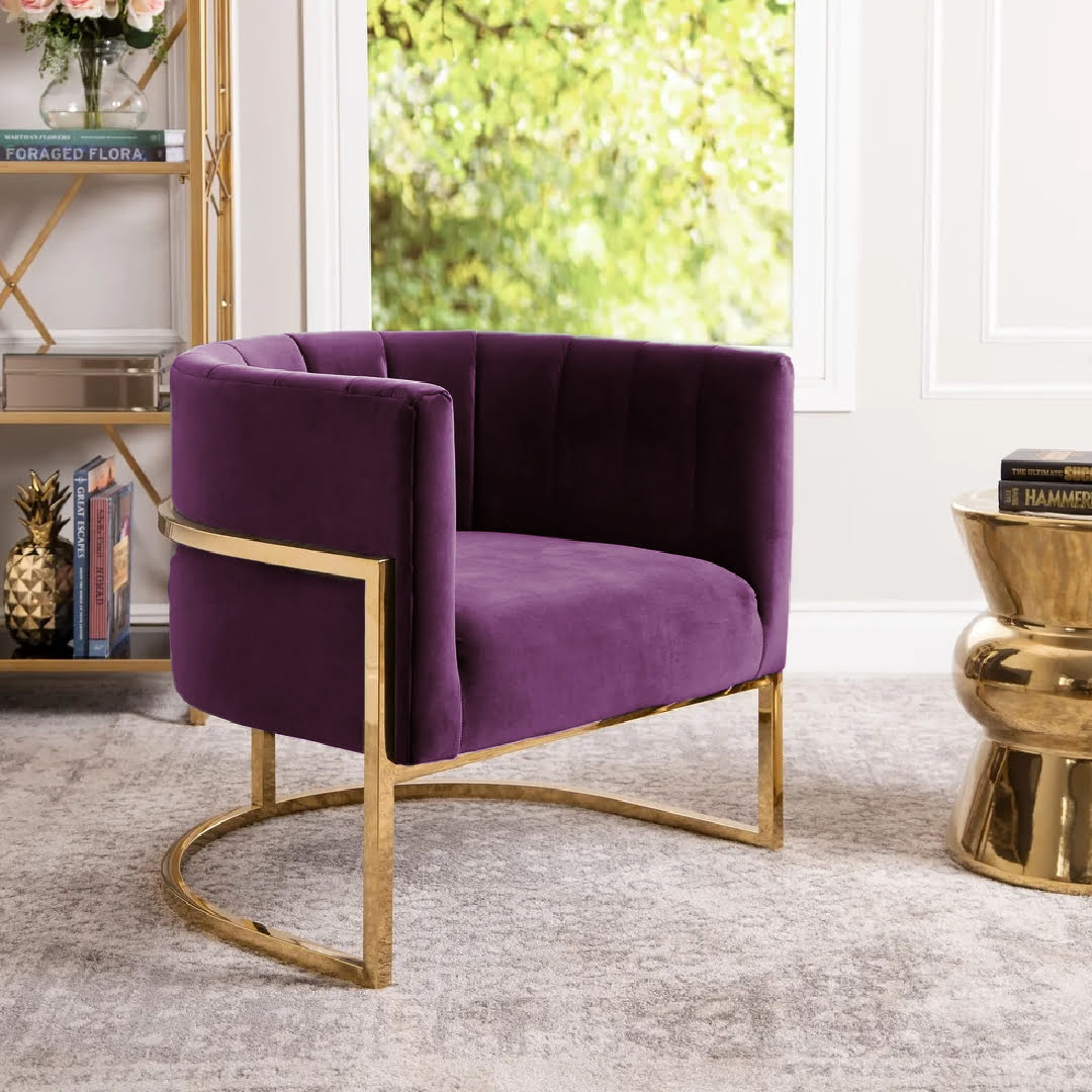 Luxury Velvet Living Room Chair