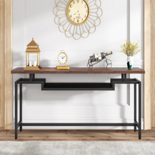 Proportionate Living Room Lounge Entryway Organizer Console Table (1151)