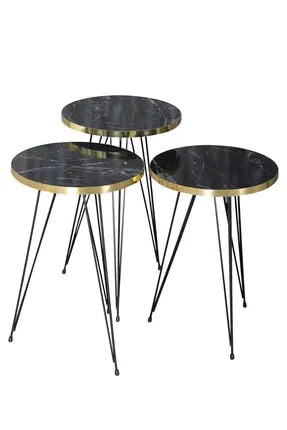 1 PCS / SET OF 3 ROUND COffee Table (1123)