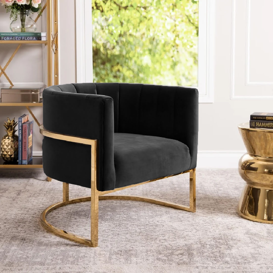 Luxury Velvet Living Room Chair