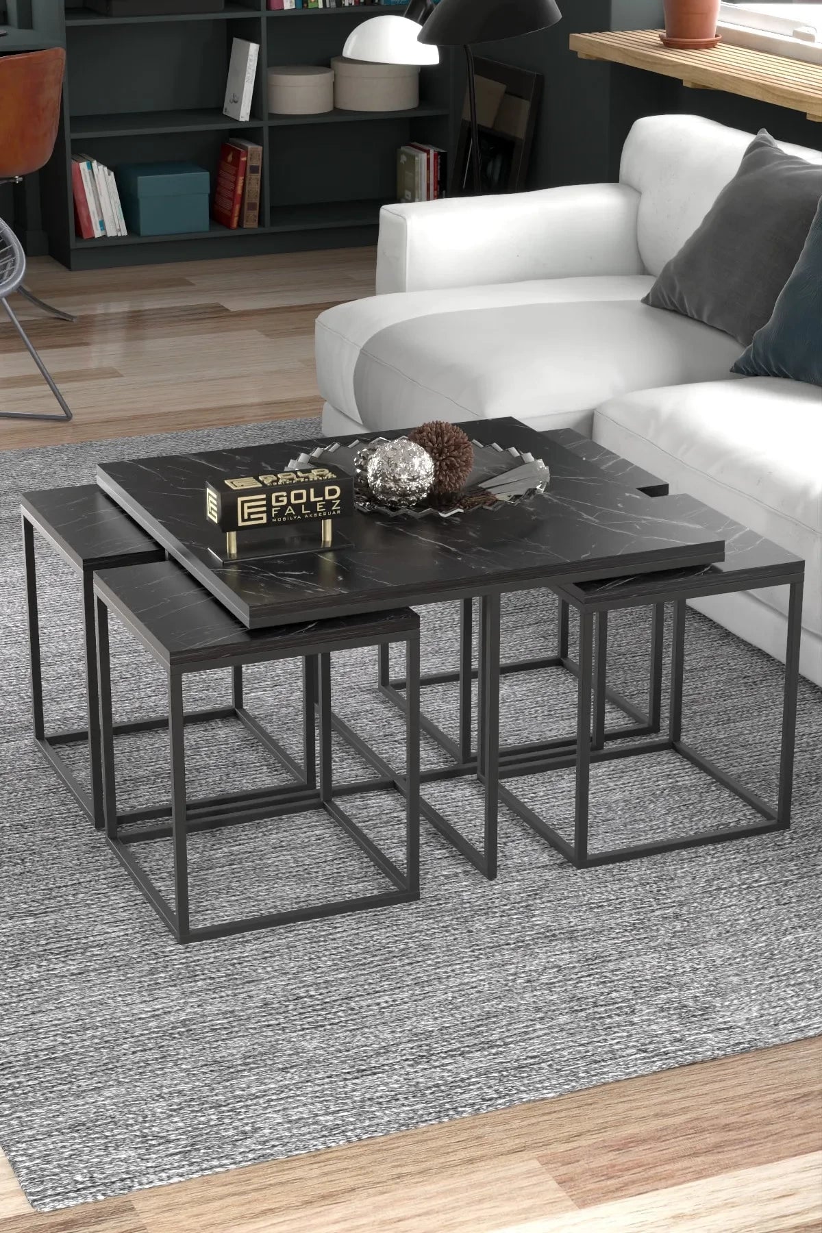 LUXURY SET OF 5 PIECES DURABLE CENTER TABLE (1130)