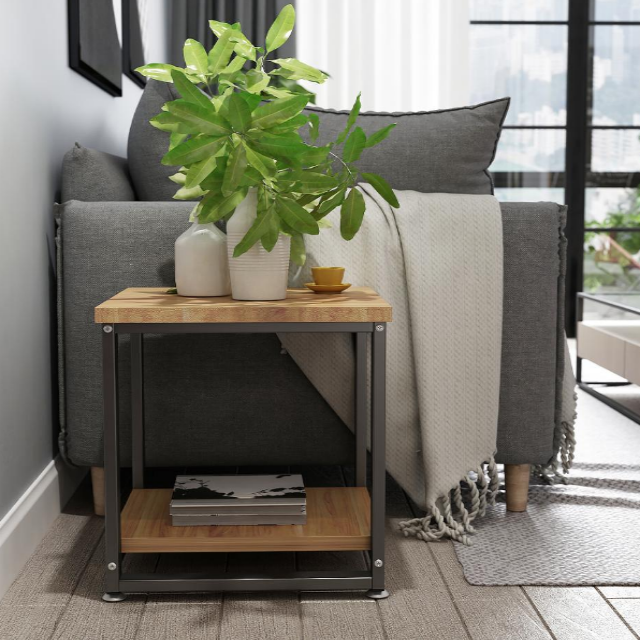 End Sofa Side living Lounge Drawing Table (2 Tier)-Special (1165)