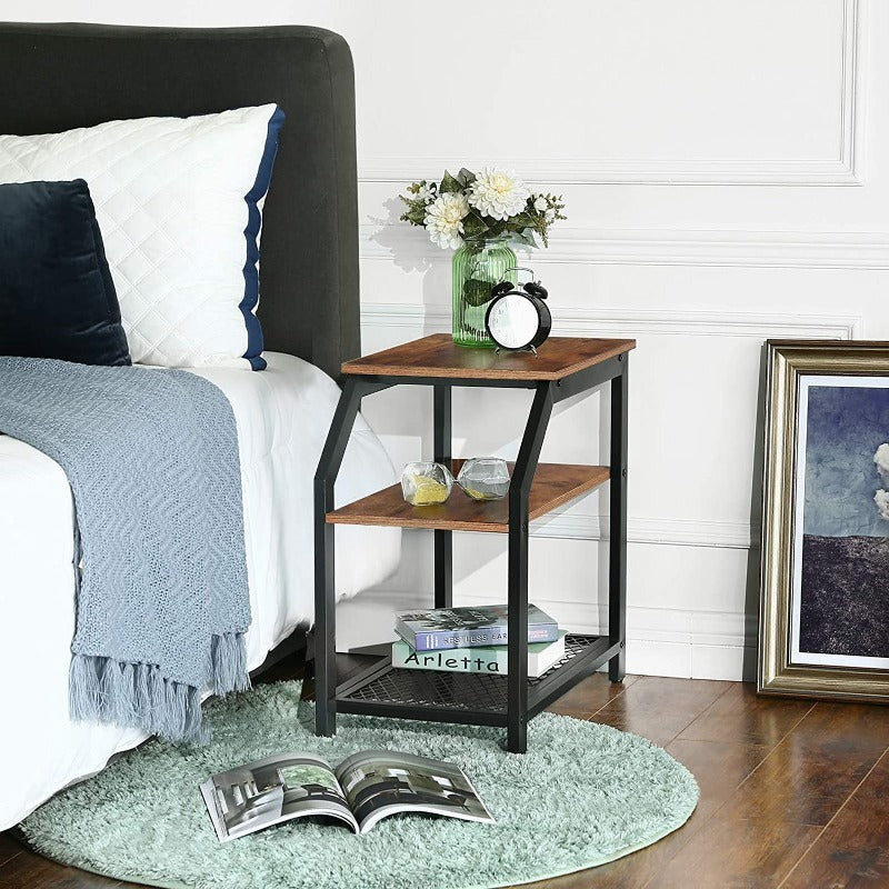 Industrial Table with Shelves (3-Tier) (1162)