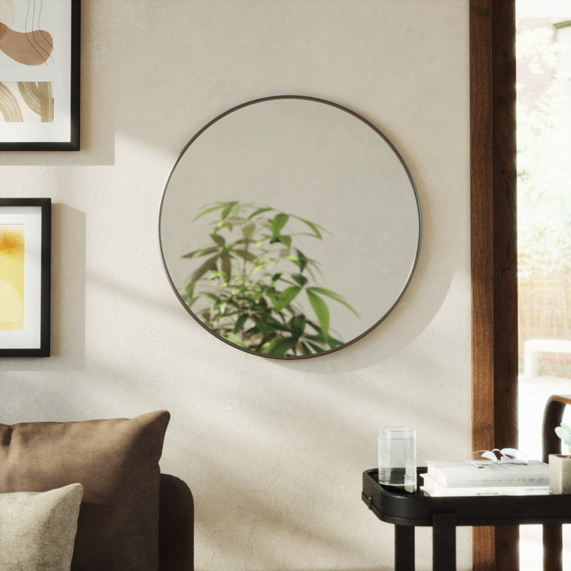 Lutino round mirror (1194)