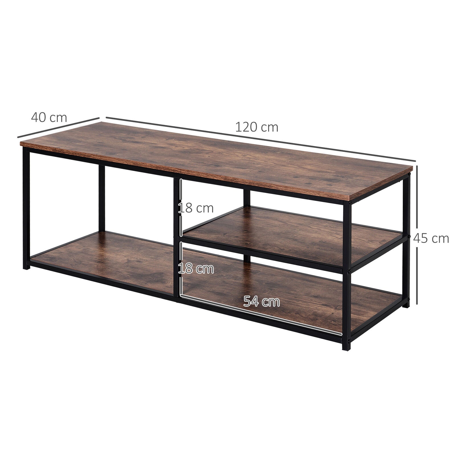 Armadio Lounge LED Media Console Table (1136)